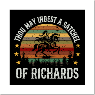 Thou may ingest a satchel of Richards Posters and Art